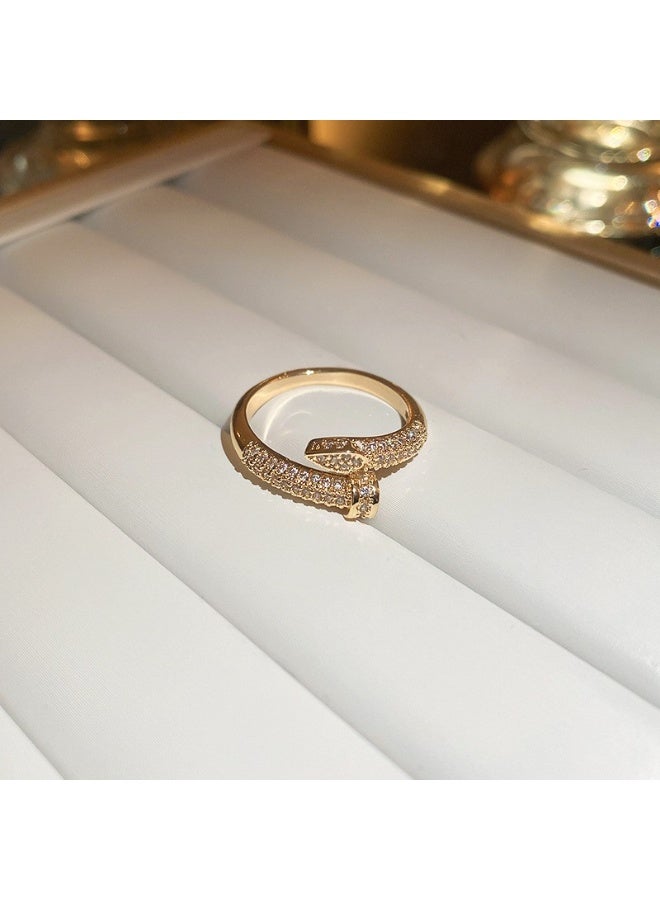 Mark Fairwhale Fashion Niche High-End Personalized Adjustable Ring