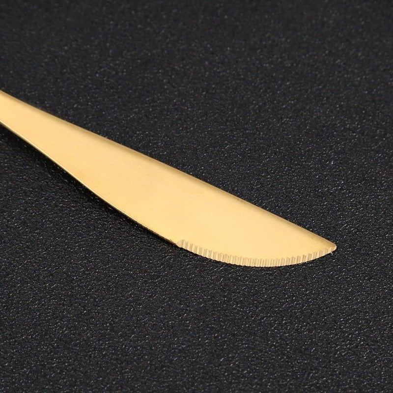Sugalsu Dinner Knives Set Stainless Steel Butter Knife Spreader Round Edge Stainless Steel Butter Spreader Knife MultiFunction Butter Spreader Table Knives Sturdy And Dishwasher SafePack of 10 - Image 4