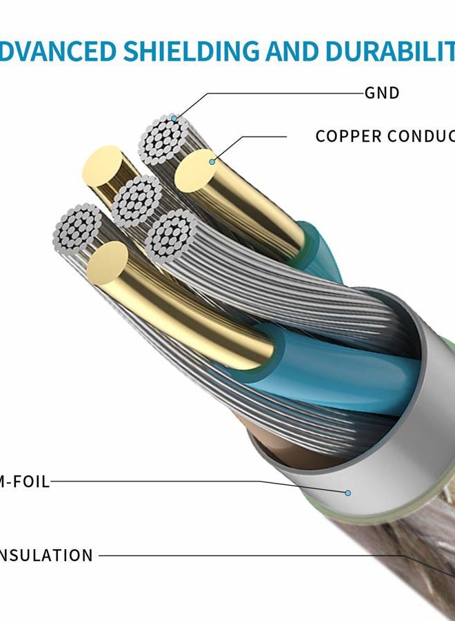 LDKCOK كابل تمديد نشط USB 2.0 نوع A ذكر إلى أنثى عالي السرعة 480 ميجابت في الثانية (50 قدم - 15 متر) - Image 4