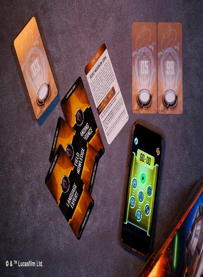 Asmodee Star Wars UNLOCK! The Escape Game - Embark on Epic Escape Room Adventures in a Galaxy Far, Far Away, Cooperative Game for Kids & Adults, Ages 10+, 1-6 Players, 1 Hour Playtime - Image 4