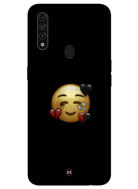 Protective Printed Mobile Cover Sad Emoji For Oppo A31
