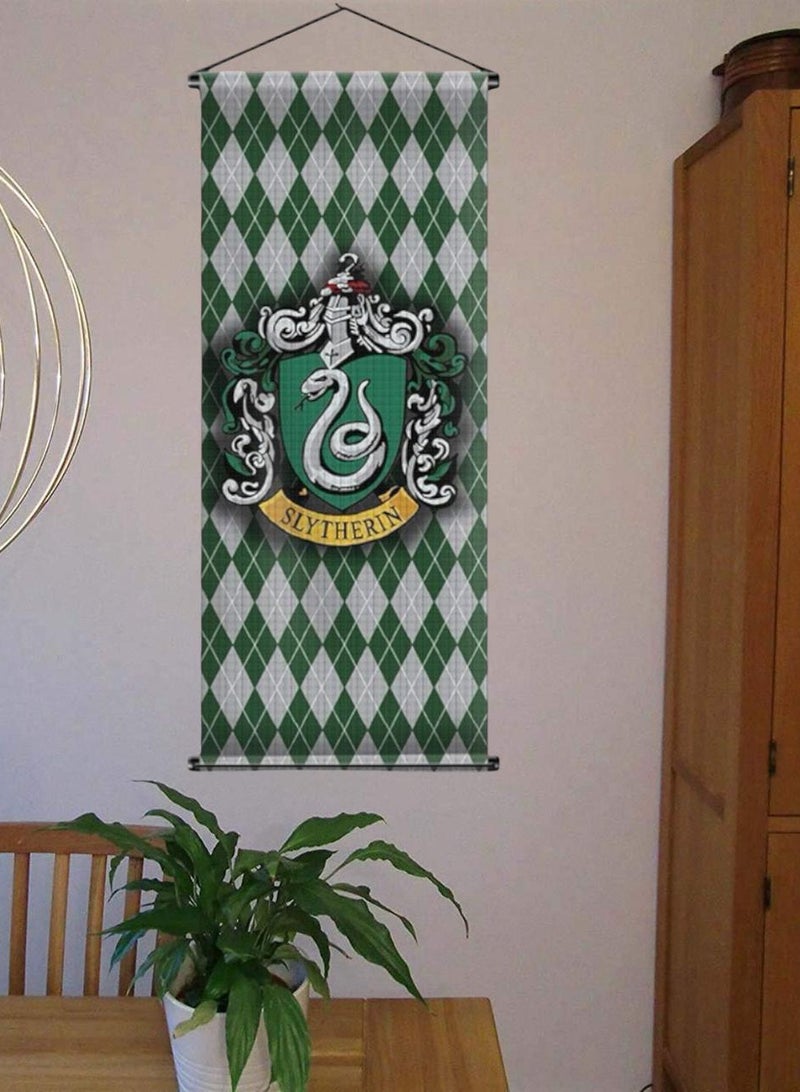 ماركة غير محددة علم حائط من سلسله هاري بوتر Harry Potter [109X41سم] (سليذرين)  - Image 3