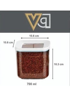 vip ahmet Supply Jars Spice Holder 700 ml x 3 pcs  - Image 2