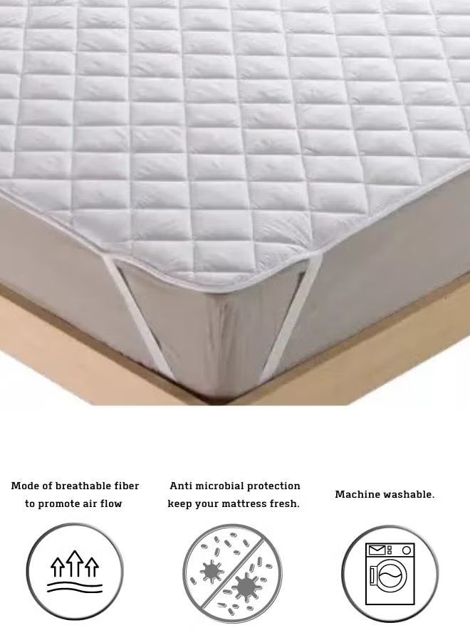 LUNA Home Mattress cover protector for Single Size bed, vacuum packed. - Image 4
