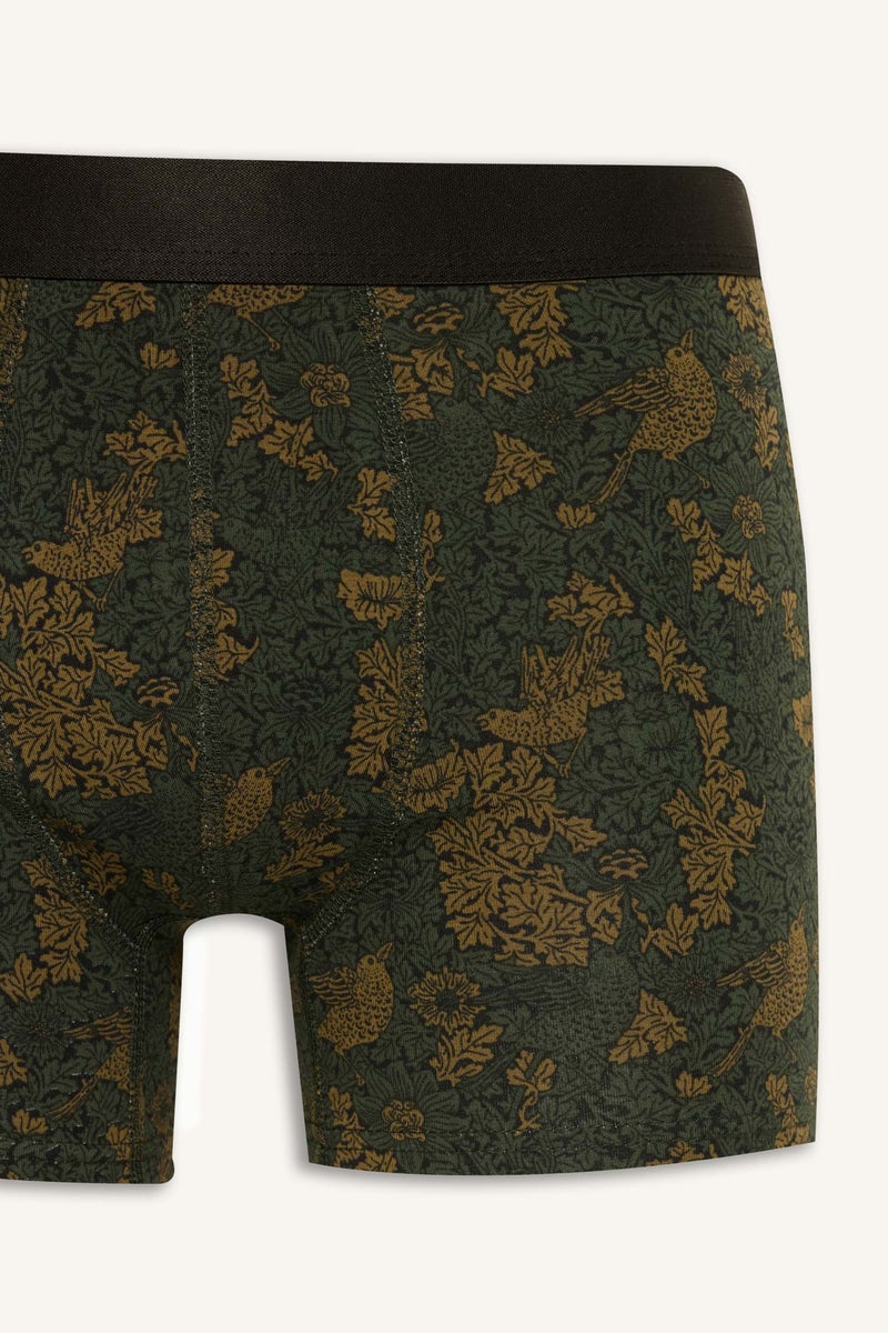 DeFacto Green Man Regular Fit Floral 3 Piece Boxers Casual - Image 4