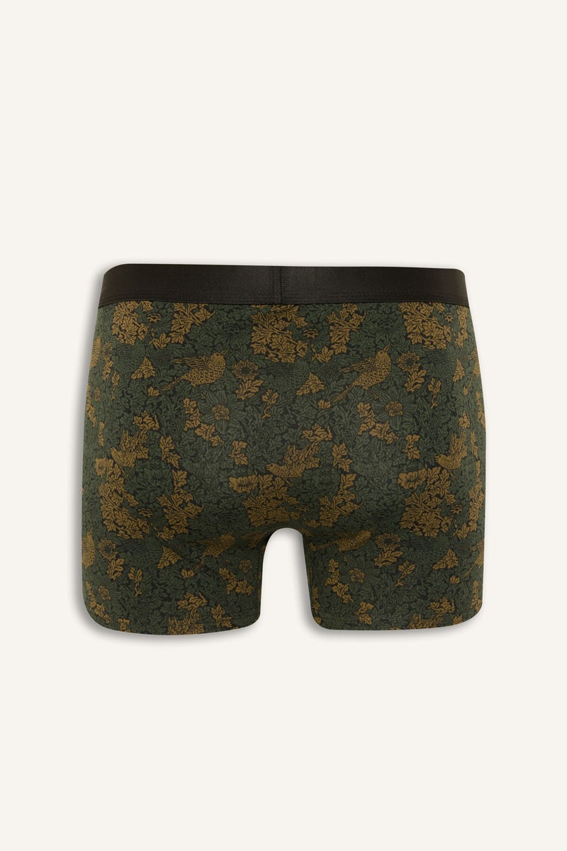 DeFacto Green Man Regular Fit Floral 3 Piece Boxers Casual - Image 3