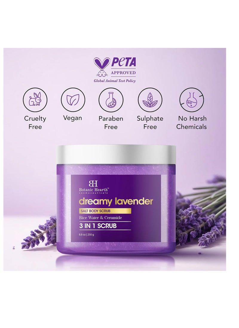 Botanic Hearth Botanic Hearth Dreamy Lavender Body Scrub 8.8 fl oz - Gently Exfoliates and Moisturizes Skin, Infused with Natural Lavender Oil and Essential Nutrients for Smooth and Radiant Skin  - Image 3