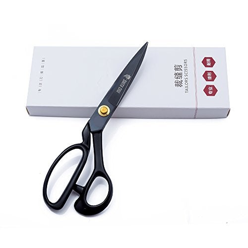 SMITH CHU Sewing Scissors-Heavy Duty Tailor Scissors Shears for Fabric,Leather,Raw Materials,Dressingmaking,Altering-Professional Upholstery Shears for Dressmakers Students Office Crafting (9 inch) - Image 5