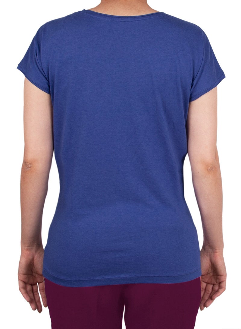 Biggdesign Ethnic Motif Nazar Women's T-Shirt, Cotton Material, Authentic T-Shirt, Size M  - Image 2