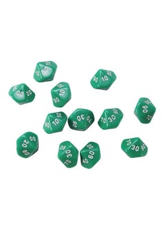 Learning Advantage Ctu7303 Place Value Dice Tens Set Of 12  - Image 2