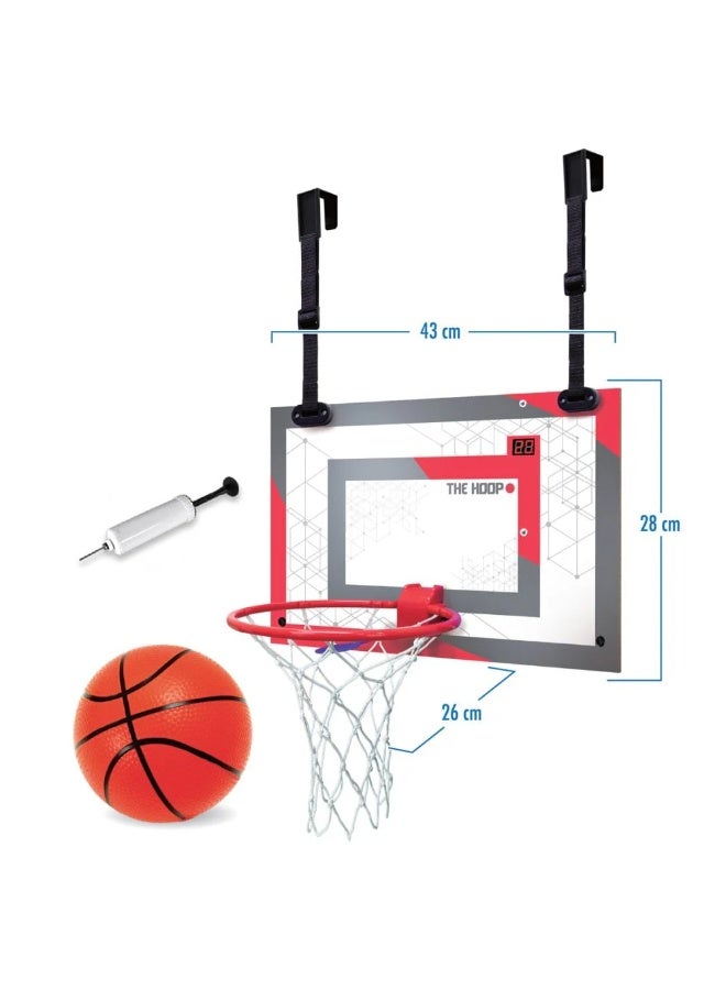 Hostfull Electronic Basketball Set (Board 17 Inch) 3 x AAA Batteries (Not Included Battery) (Modify Box Size 44x29x7.0cm) - Image 1