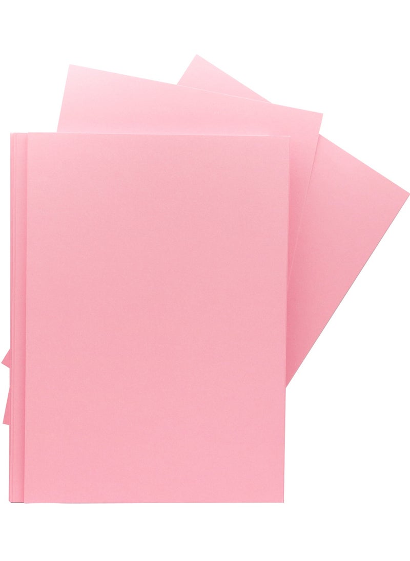 firstnock Pink Paper A4 240gsm 50 Sheets Pastel Pink Coloured Thick Paper, Craft Making, Card Making, Decoration, Printing  - Image 1