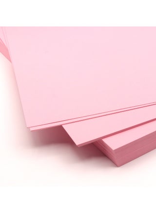 Pink Paper A4 240gsm 50 Sheets Pastel Pink Coloured Thick Paper, Craft Making, Card Making, Decoration, Printing - view 4