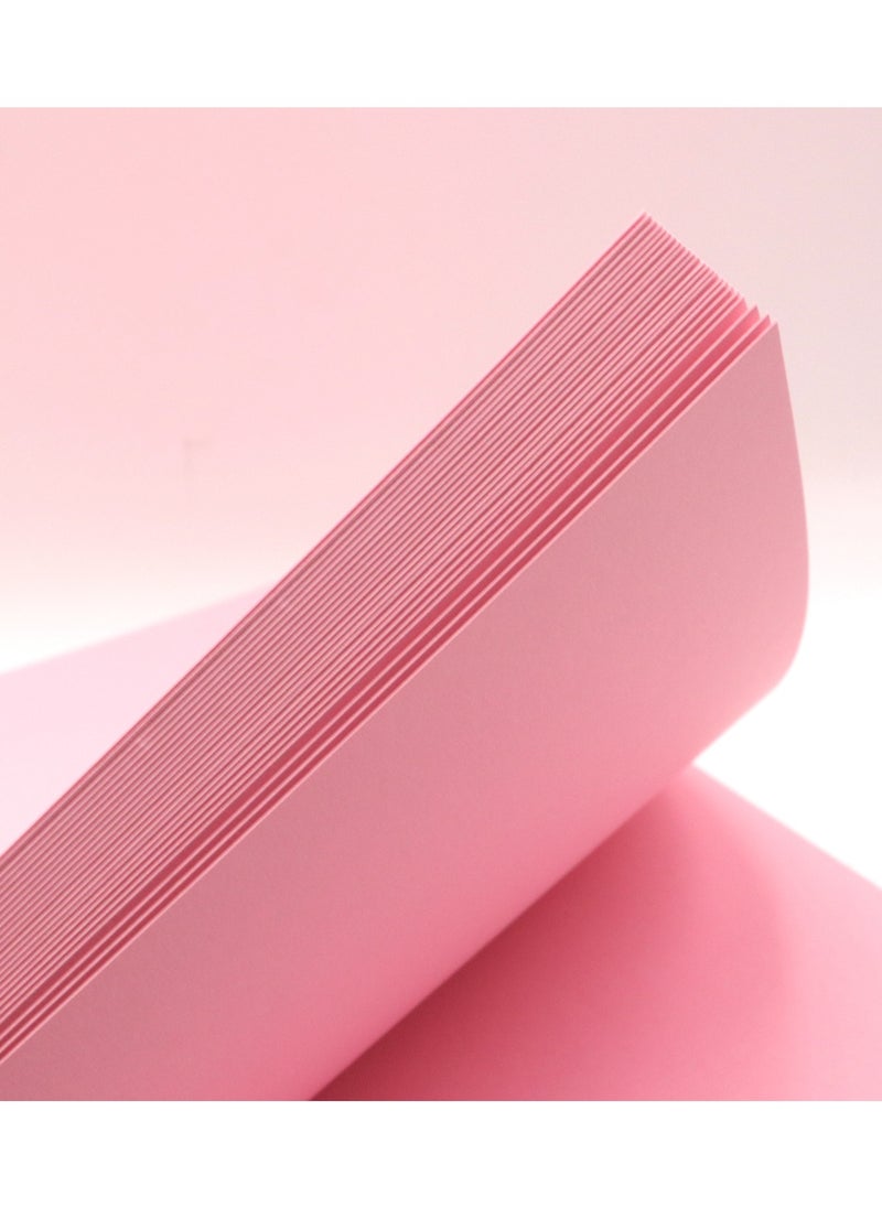 firstnock Pink Paper A4 240gsm 50 Sheets Pastel Pink Coloured Thick Paper, Craft Making, Card Making, Decoration, Printing  - Image 5