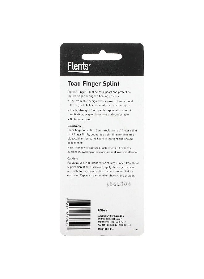 Flents Flents, Finger Splint, Toad, Medium, 1 Piece  - Image 2