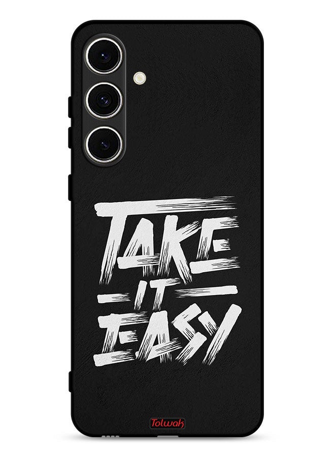 Tolwak Samsung Galaxy S24 FE 5G Protective Case Cover Take It Easy - Image 1