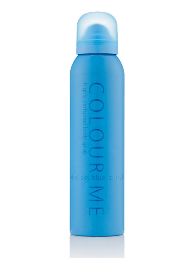 COLOUR ME SKY BLUE WOMAN BODY SPRAY 150ML - Image 1