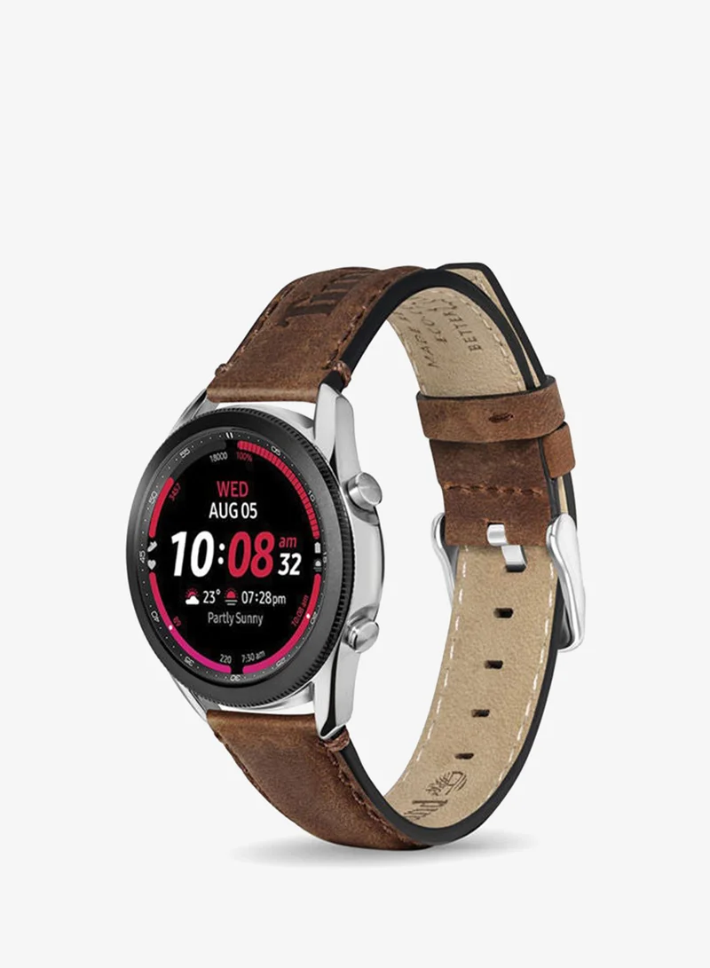 تمبرلاند Timberland Universal Replacement Leather Strap For Men And Women Compatible With Apple Watch Series 3-9, SE, Ultra, Ultra 2 (42-44-45-50)  & Samsung, Huawei Or Quartz Watch With Lug Width Of 22mm