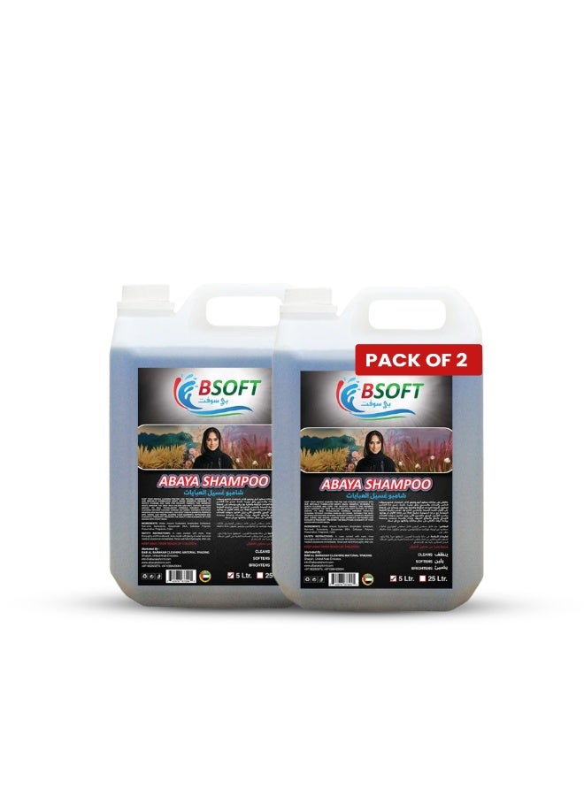 BSOFT Abaya Shampoo With Oud Scent 5 Liters Dual Pack - Image 1