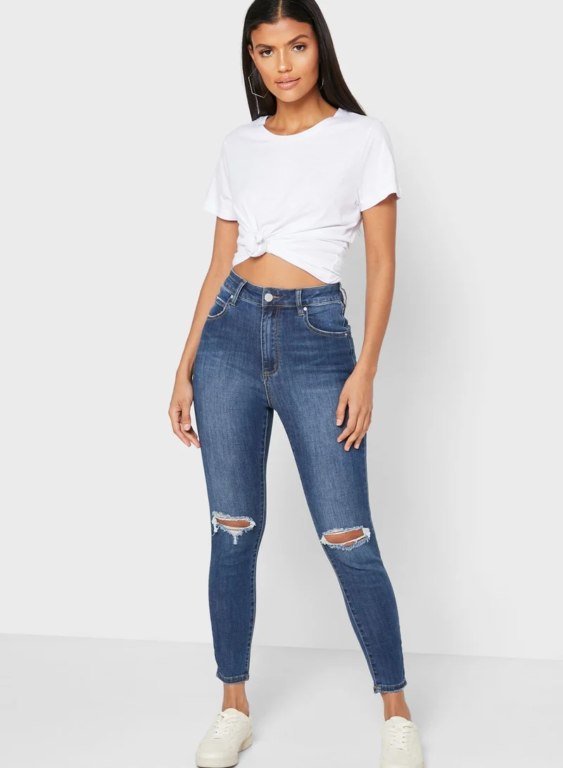 Cotton On High Waist Skinny Jeans