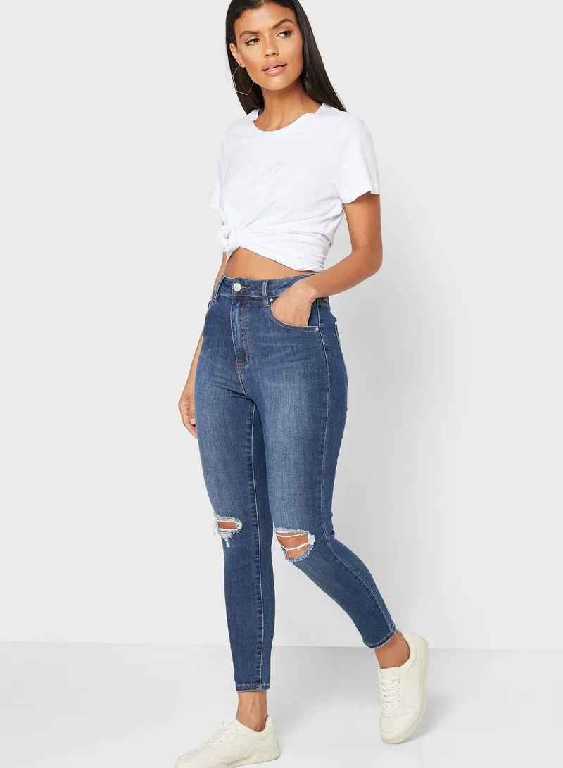 Cotton On High Waist Skinny Jeans