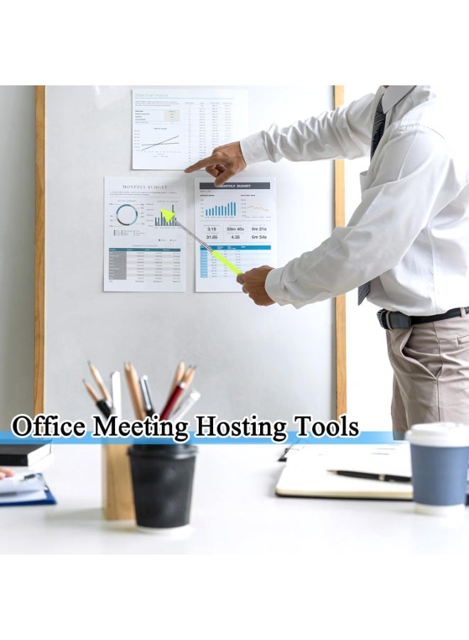 Meetion 12 Pcs Telescopic Teacher Pointer Stick for Classroom Arrow Extendable Teaching Pointer Handheld Retractable for School Presenter Whiteboard Back to School Supplies - Image 4