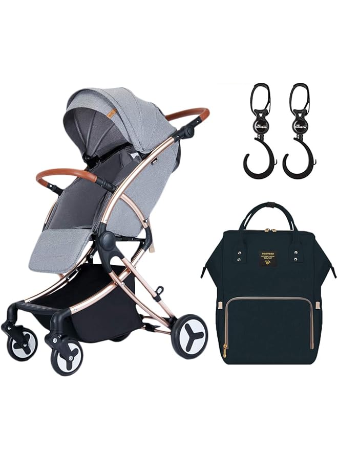 erorex Feather Lite Traveler A1 Story Lightweight Stroller Air Travel Five Point Safety Harness Removable - Image 1