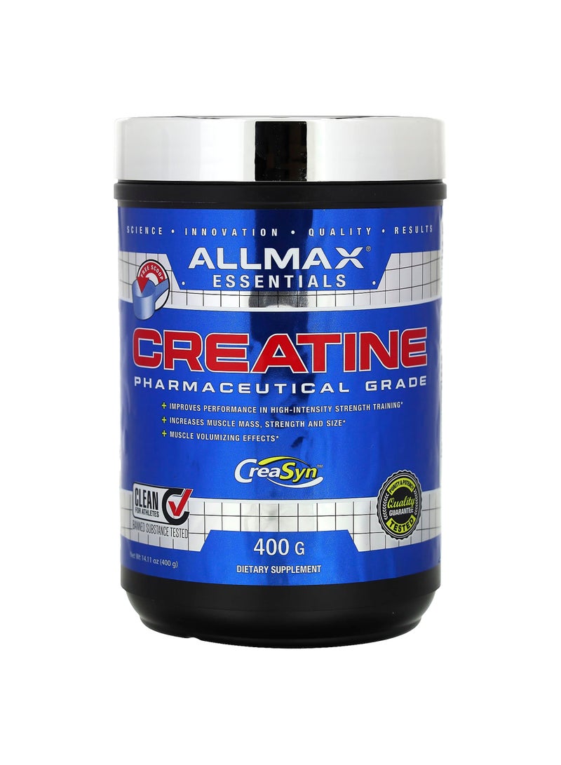 Allmax Creatine, Pharmaceutical Grade, Unflavored, 14.11 oz (400 g)