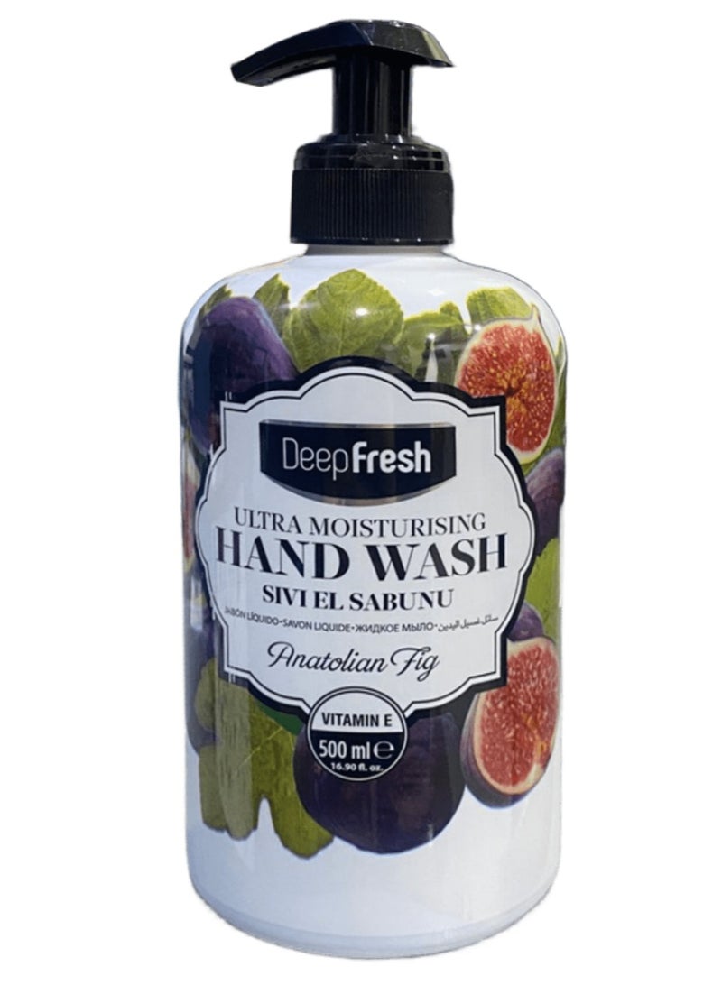 Deep Fresh Two Pieces of Ultra Moisturising Hand Wash With Anatolian Fig 500 Ml - Image 2
