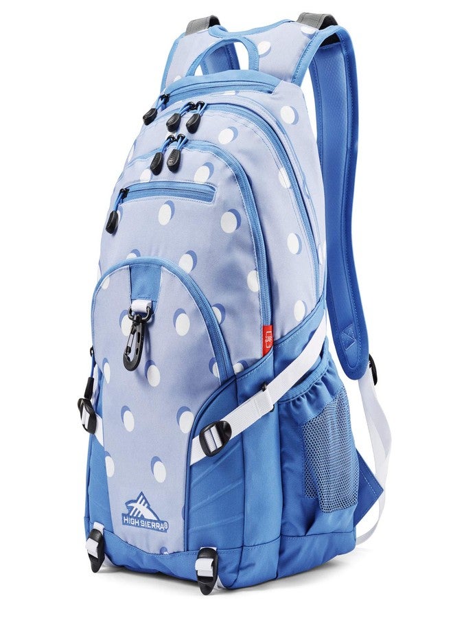 هاي سييرا حقيبة ظهر هاي سييرا لوب، حقيبة سفر أو حقيبة عمل مزودة بجيب للتابلت، منقطة، مقاس واحد - Image 1