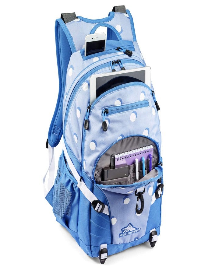 هاي سييرا حقيبة ظهر هاي سييرا لوب، حقيبة سفر أو حقيبة عمل مزودة بجيب للتابلت، منقطة، مقاس واحد - Image 2