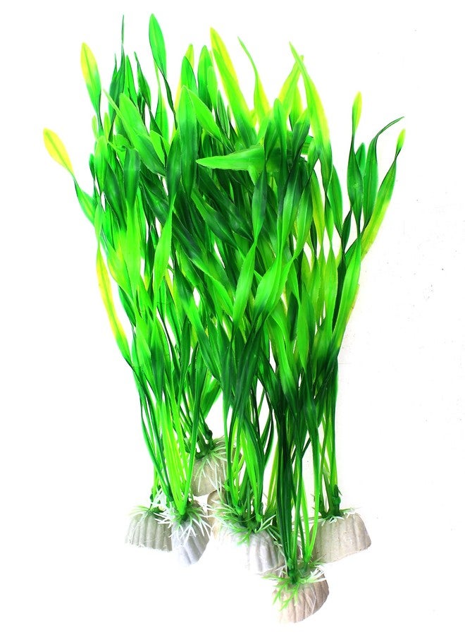 ماكسمورال مجموعة نباتات اصطناعية لحوض السمك من ماكسمورال، 8 قطع، مصنوعة من البلاستيك، على شكل أعشاب بحرية صناعية، ارتفاع 8.3 بوصة، لون أخضر، إكسسوارات ومستلزمات حيوانات أليفة - Image 3