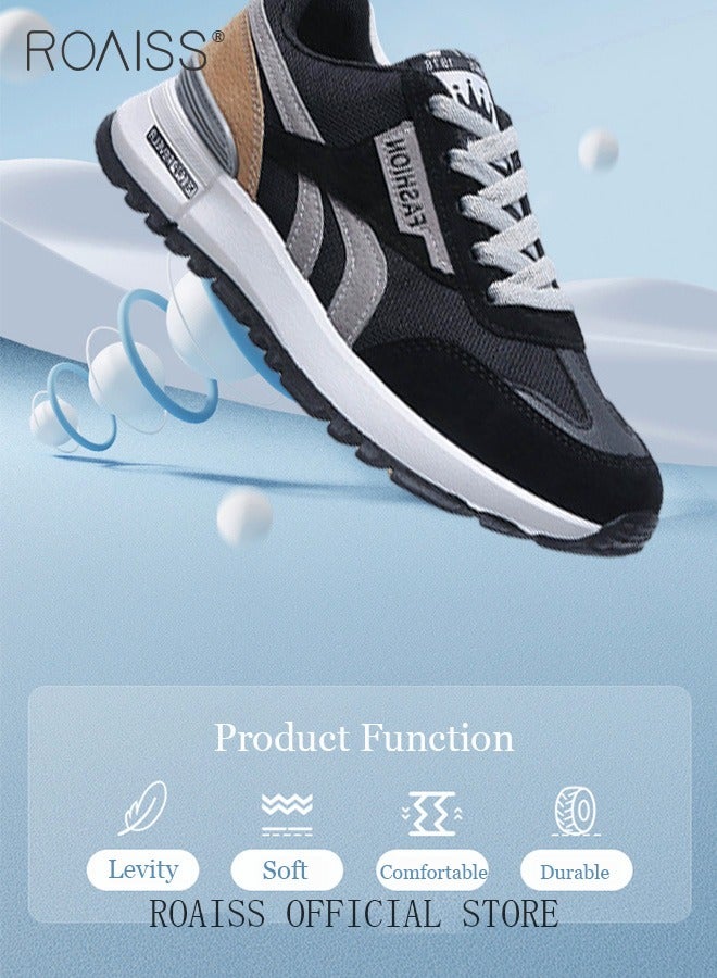 roaiss Ladies Sports Shoes Casual Shoes Sports Breathable and Wear-Resistant Low-Top Sneakers Women's Fashion All-Match Platform Sneakers  - Image 3
