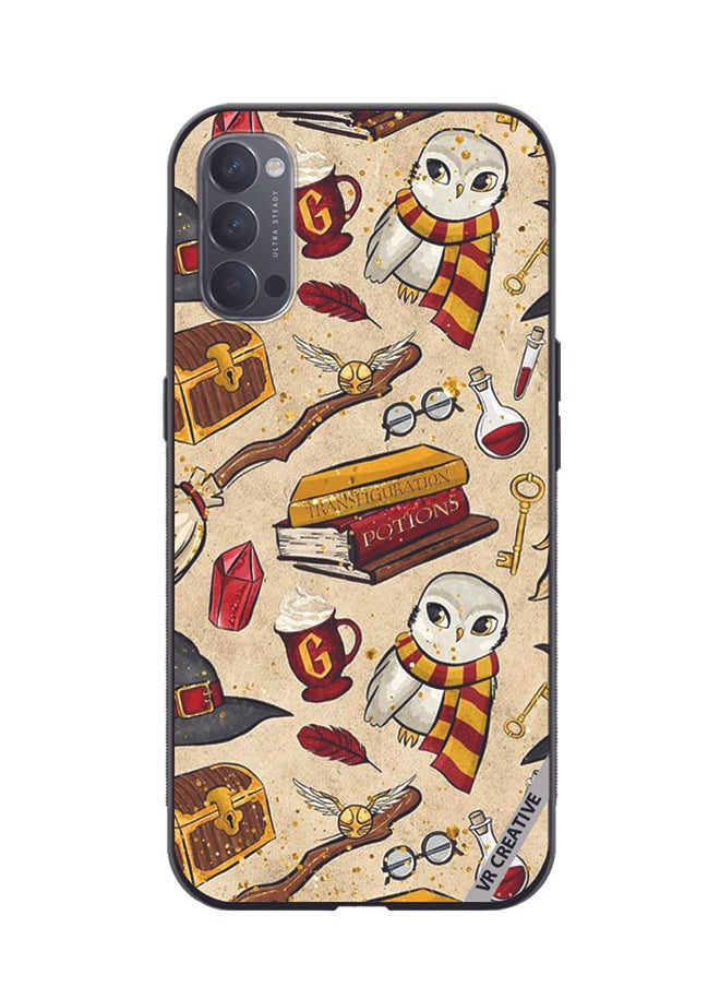 VR CREATIVE Protective Case Cover For Oppo Reno4 Harry Potter Design Multicolour  - Image 1