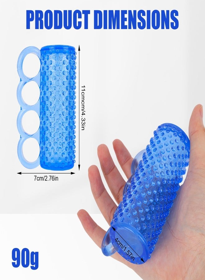 Fukaisu Hand Exercise Ball, Cylindrical Shaped Spike Hand Strengthener Grip Squeeze Ball Separate Finger Design for Seniors & Elderly Grip Strength & Improve Flexibility - Image 2