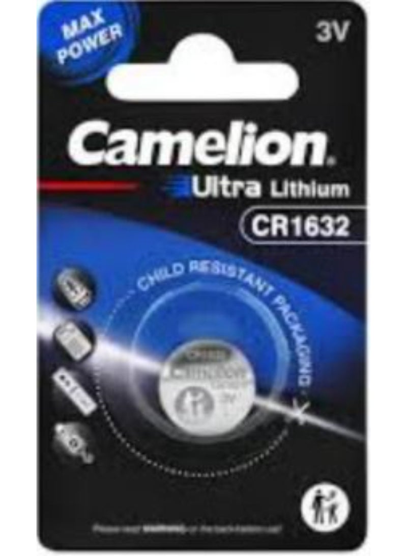 1-Piece Camelion CR1632 Lithium 3V Battery