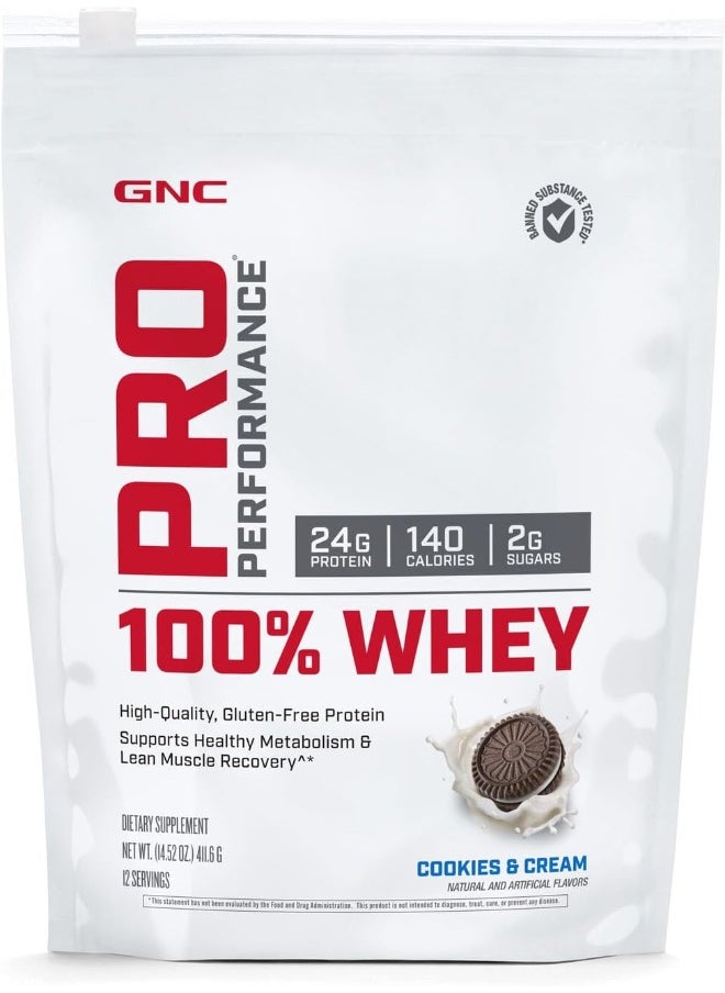 GNC - Pro Performance 100 Whey Cookies And Cream - Image 1