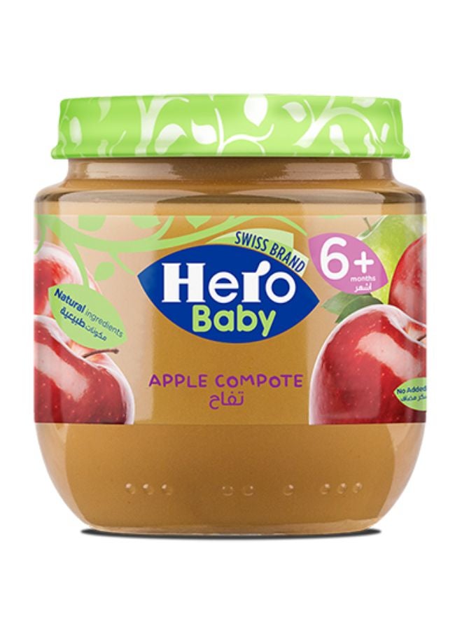 Hero Baby Apple Puree Jar 125g - Image 1