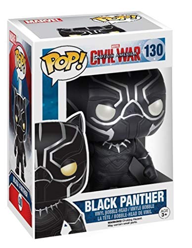 Funko POP Marvel Captain America 3 Civil War Action Figure Black Panther - Image 1