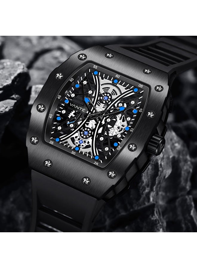VOGUE VENUE VANTE Series Men's Hollow Machinery Dial Chronograph by VOGUE VENUE - VNT006 - Image 4