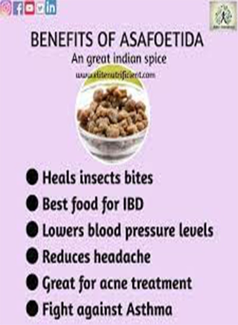 GGOOT 100 Gram Asafoetida Hing Dried Ground Spice Powder Flavour Enhancer asant, food of the gods, jowani badian, stinking gum, hing, hengu, ingu, kayam, ting. - Image 4