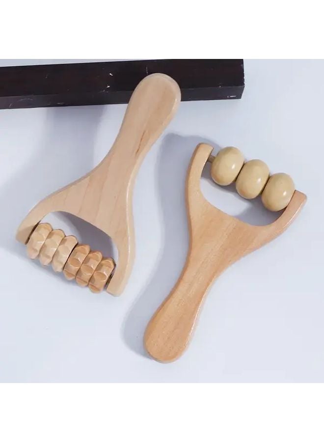 Rolling Teeth Massage Slingshot Wheel Head Body Muscle Abdomen Relief Tool - Image 4