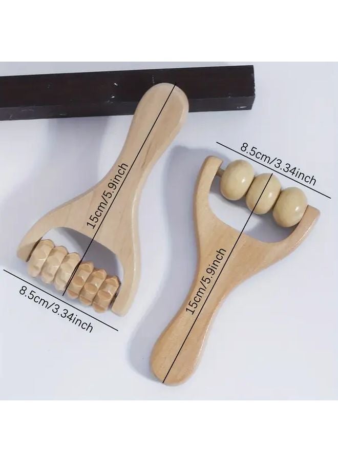 Rolling Teeth Massage Slingshot Wheel Head Body Muscle Abdomen Relief Tool - Image 3