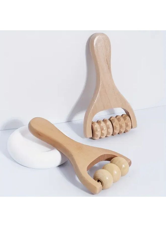 Rolling Teeth Massage Slingshot Wheel Head Body Muscle Abdomen Relief Tool - Image 2