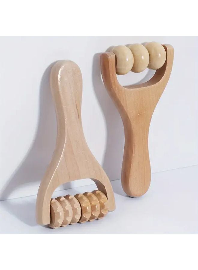 Rolling Teeth Massage Slingshot Wheel Head Body Muscle Abdomen Relief Tool - Image 1
