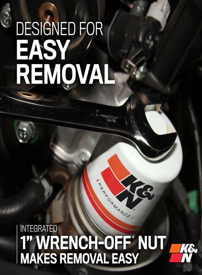 K&N Premium Oil Filter: 20,000 Mile Engine Protection with Wrench Off Nut: Compatible with Select 1989-2022 RAM/DODGE/STERLING (See Product Description for Select Models), HP-4003 - Image 2