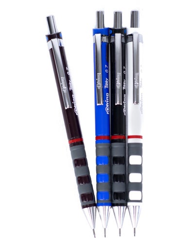Rotring Oppland Stationery Tikky 2b Tip Pen Original 0.7 mm Soft Tip Ergonomic Durable 4 Pieces  - Image 1