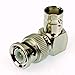 CESS BNC Male Right Angle to Female BNC Cable Adapter Connector (LW) (4 Pack) - Image 2