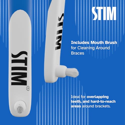 STIM Ortho MB Toothbrush For Braces, Super Soft Bristles For Adults - Pack of 3 - Image 4