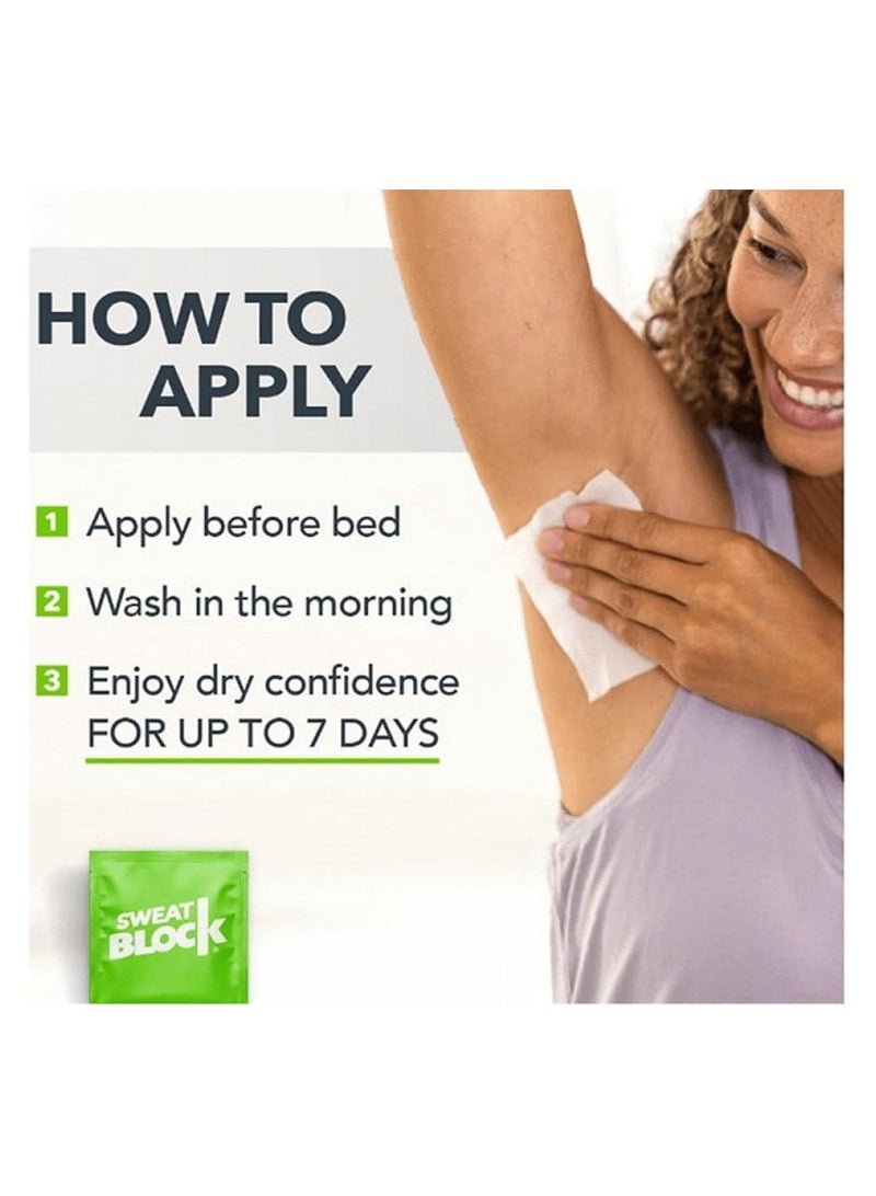 سويت بلوك مناديل مبللة كلينيكال سترينث مضادة للتعرق من 10 قطع - Image 3